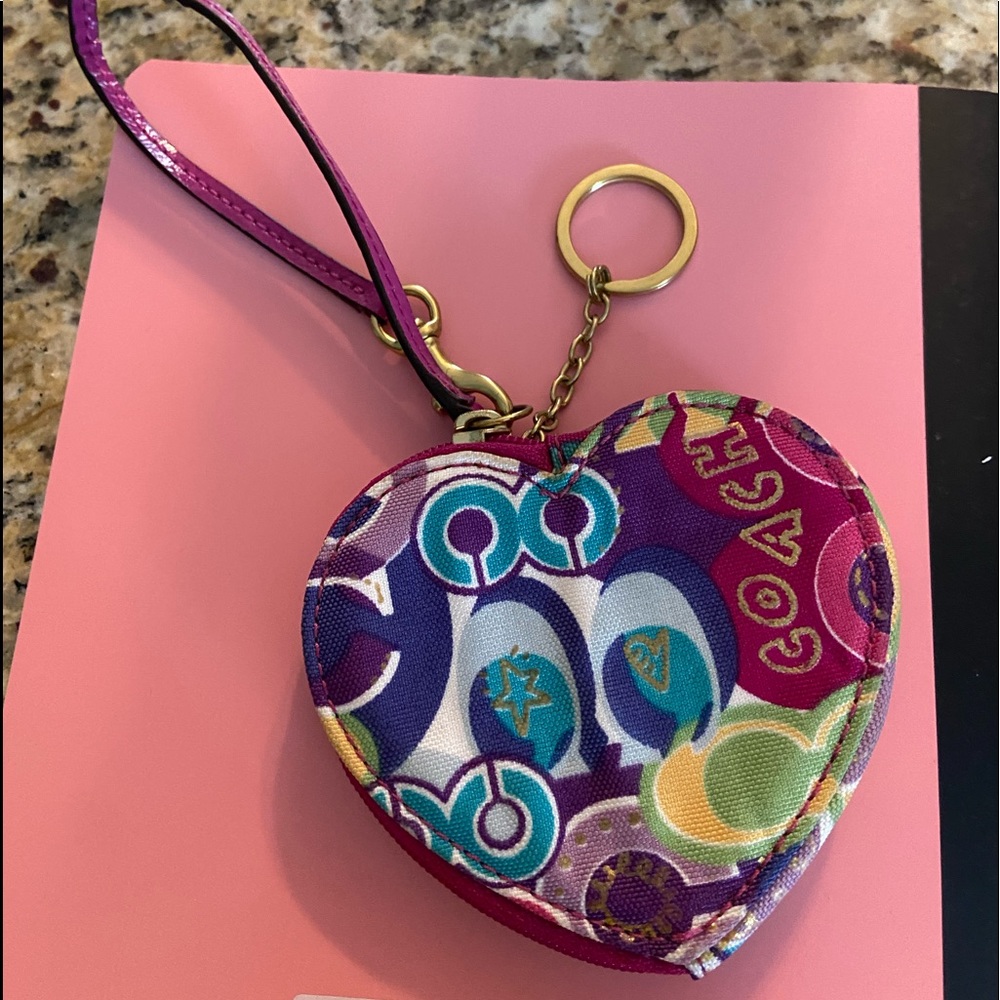 Coach Heart Coin Purse